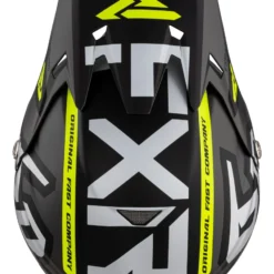 FXR 6D ATR-2 Race Division Helmet -FXR Sales Store fxr6 datr2 race division helmet black grey hi viz yellow 4