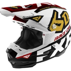 FXR 6D ATR-2 Race Division Helmet -FXR Sales Store fxr6 datr2 race division helmet gold rust white