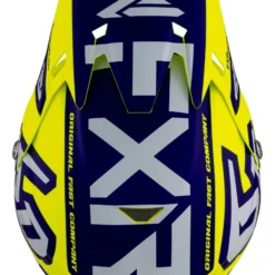 FXR 6D ATR-2 Race Division Helmet -FXR Sales Store fxr6 datr2 race division helmet hi viz yellow navy 4