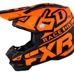 FXR 6D ATR-2 Race Division Helmet -FXR Sales Store fxr6 datr2 race division helmet orange black 1