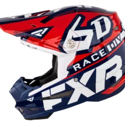 FXR 6D ATR-2 Race Division Helmet -FXR Sales Store fxr6 datr2 race division helmet red white blue 1