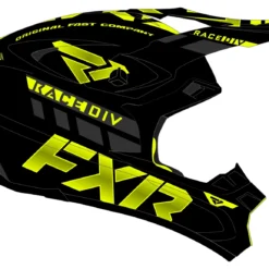FXR Blade Race Div Helmet -FXR Sales Store fxr blade race div helmet black hi viz 2