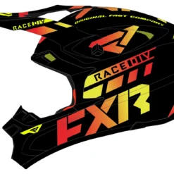FXR Blade Race Div Helmet -FXR Sales Store fxr blade race div helmet black inferno 1