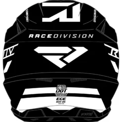 FXR Blade Race Div Helmet -FXR Sales Store fxr blade race div helmet black white 3