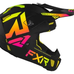 FXR Clutch CX Helmet 34 FXR Clutch CX Helmet -FXR Sales Store fxr clutch cx helmet black pink hi viz yellow 3