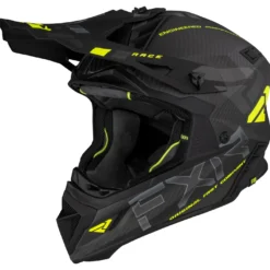 FXR Helium Carbon Helmet w/ D-Ring -FXR Sales Store fxr helium carbon helmetw d ring hi viz charcoal
