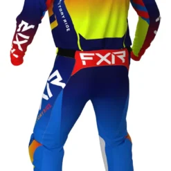 FXR Helium MX Pants -FXR Sales Store fxr helium mx pants blue hi viz yellow red 3