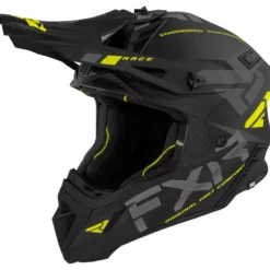 FXR Helium Race Div Helmet -FXR Sales Store fxr helium race div helmet black hi viz