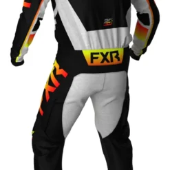 FXR Youth Podium MX Pants -FXR Sales Store fxr podium mx pants black hi viz yellow grey 1
