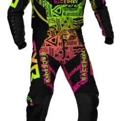 FXR Podium MX Pants -FXR Sales Store fxr podium mx pants black hi viz yellow pink 2