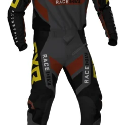 FXR Podium Off Road Jersey -FXR Sales Store fxr podium off road jersey black char rust gold 2