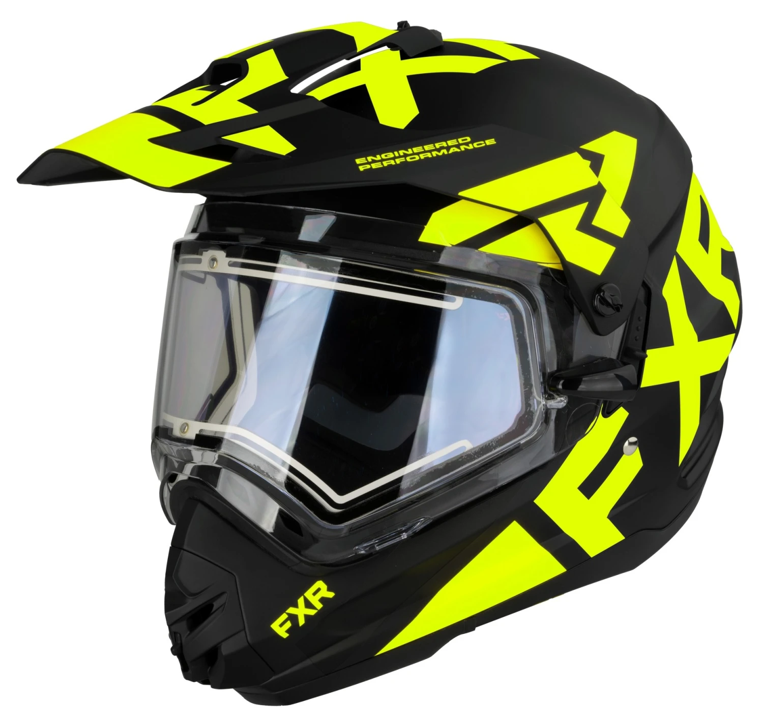 FXR Torque X Team Snow Helmet Black/Hi-Viz / XL [Open Box]